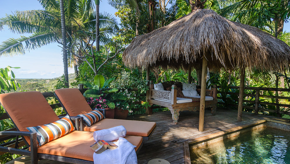 Touch of Bali poolside