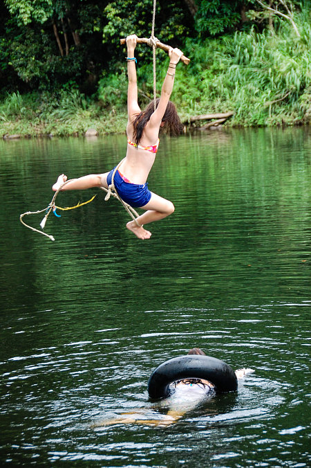 Mulgrave River rope swing