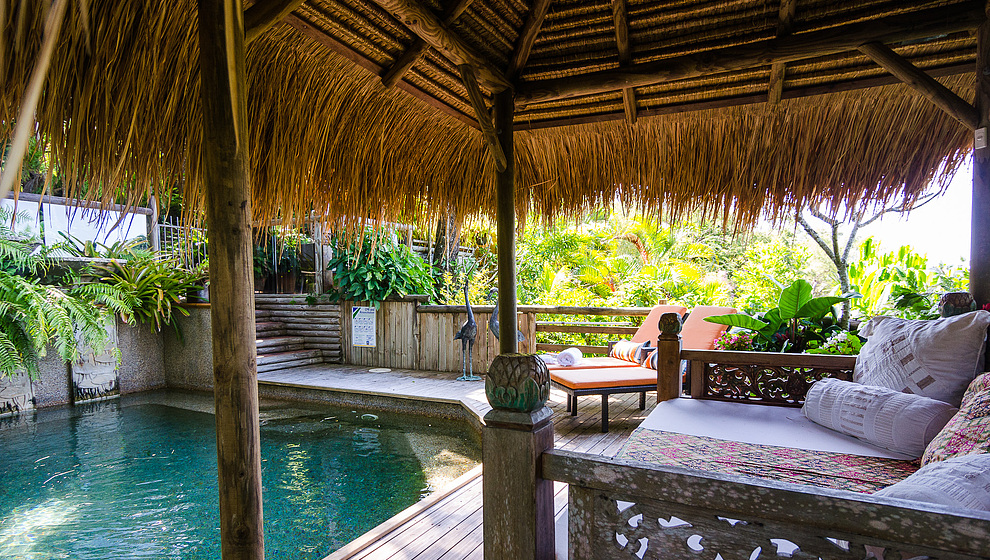 Touch of Bali - Pool from cabana