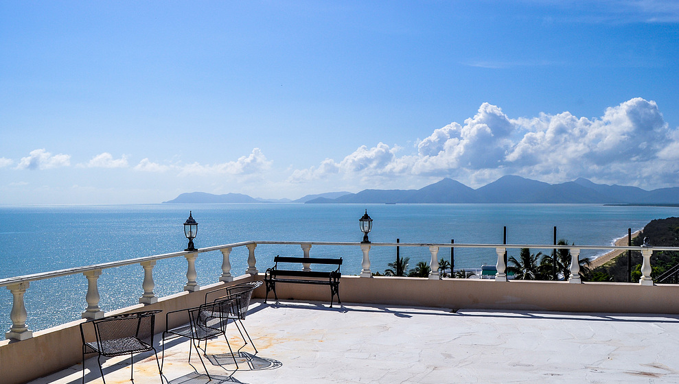 View from top terrace at Avilla Gail