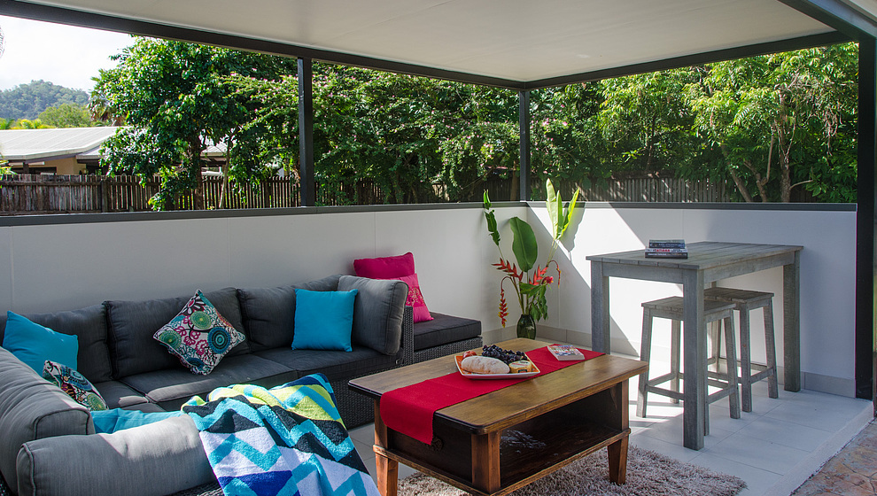 Connemara cabana with comfy sofa